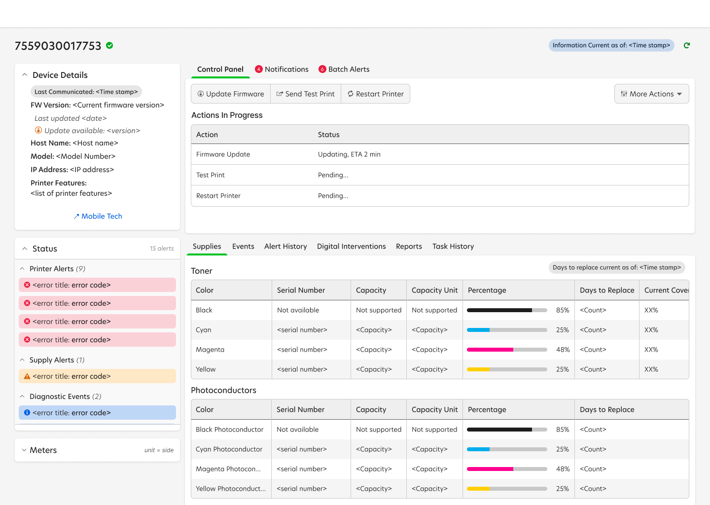 Final Device Support Tool design