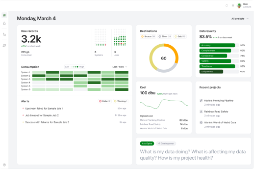 Optra software interface example