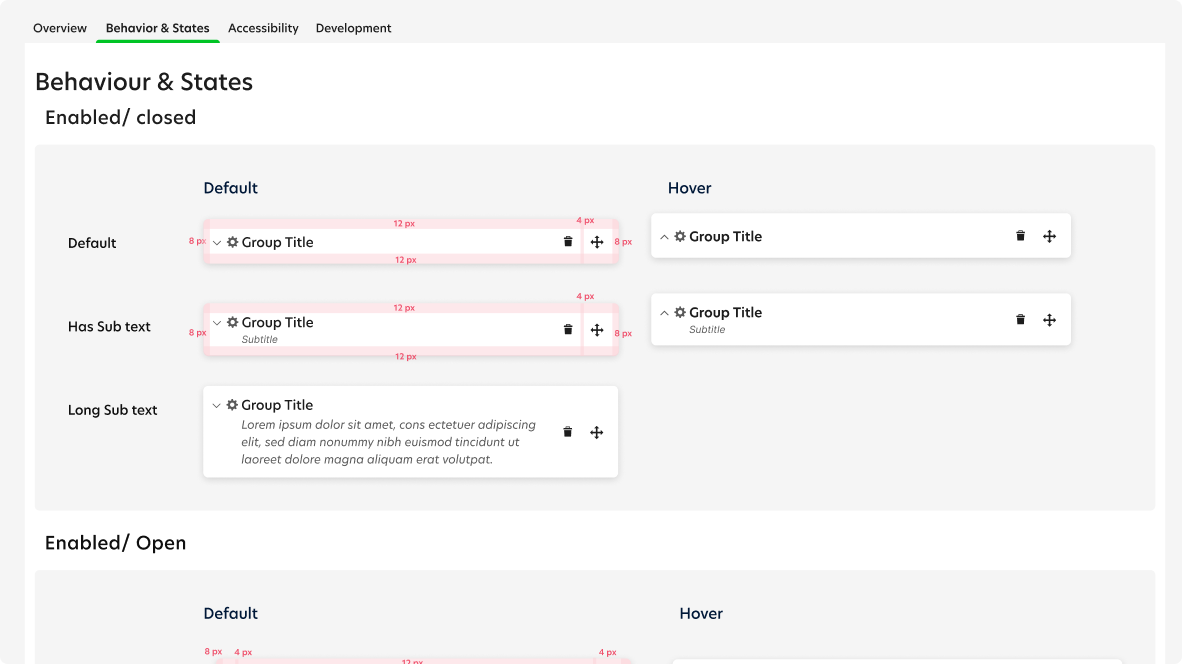 Polaris Design System documentation screenshot